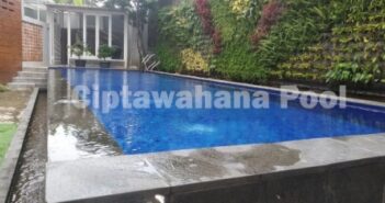 Jasa Pembuatan Kolam Renang Di Kediri Jawa Timur Murah Dan Berpengalaman 20 Tahun Salah satu Kolam Renang yang dibuat oleh ciptawahana pool