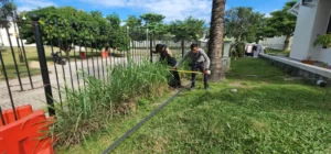 Pembuatan pemasangan bouwplank