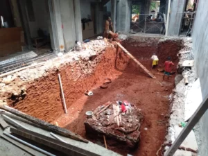 Pembuatan penggalian tanah